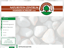 Tablet Screenshot of naturstein-zentrum.de